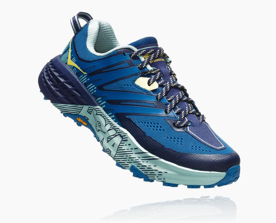 Tenis Hoka One One Trail Mujer Azules - Speedgoat 3 - ZEJO59427